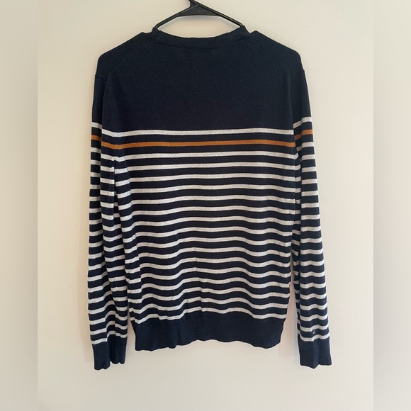 Banana Republic Men’s Striped Sweater- Medium - Picture 3 of 3